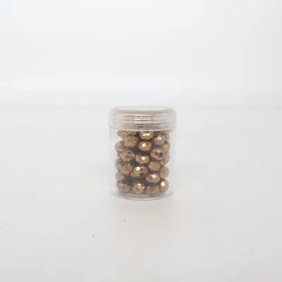 Perles en plastique (Marron, Or) de Panduro Hobby