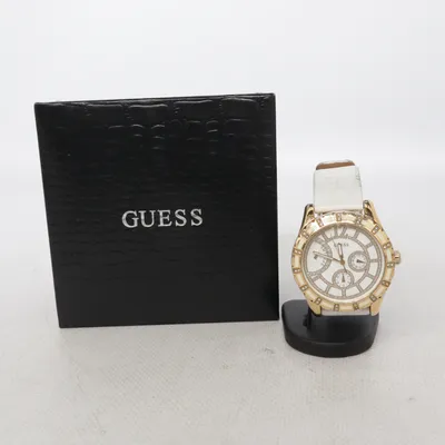 Wristwatch (Gold, White) from Guess
