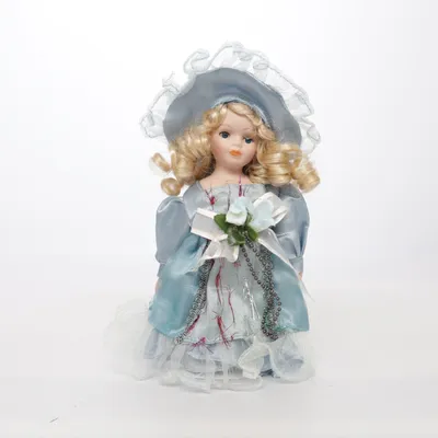 Figurine (Blue, White, Multicolored)
