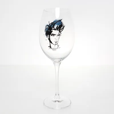 Wine glass (Transparent, Multicolored) from Kosta Boda