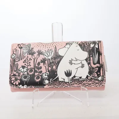 Plånbok (Rosa, Svart, Vit) från Moomin