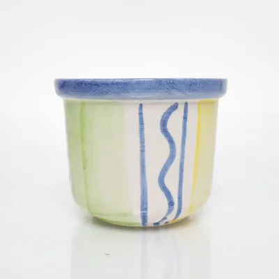 Pot (White, Multicolored)