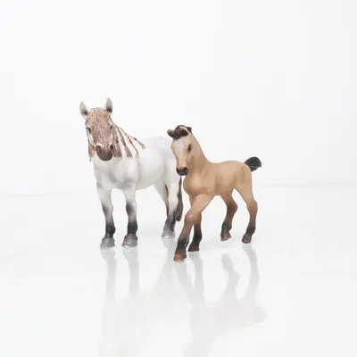 Leksaksdjur (Vit, Brun) från Schleich