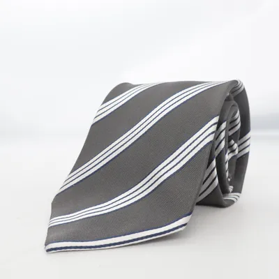 Tie (Gray, White, Blue) from Gilberto Silk