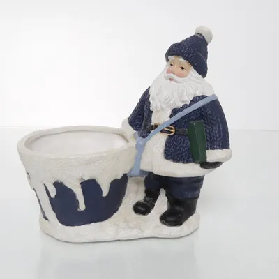 Juldekoration (Blå, Vit, Svart)