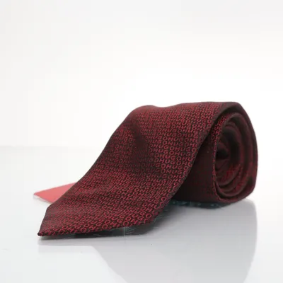 Slips (Svart, Röd) från Hugo Boss Silke