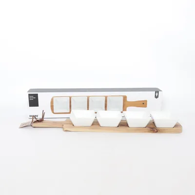 Serveringsset (Vit, Brun) från Dorre