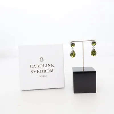 Earrings (Green, Silver) from Caroline Svedbom Unknown metal