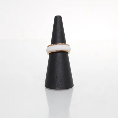 Ring (Goud, Wit) van Fossil Roestvrij staal