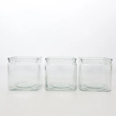 Blik (Square Candle Holder) van Creotime