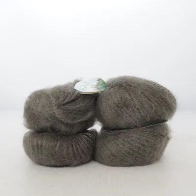 Fil (Gris) de Lana Grossa Acrylique, Mohair