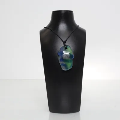 Collier (Noir, Vert, Bleu) Verre
