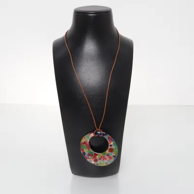 Halsband (Rosa, Flerfärgad) Okänd metall