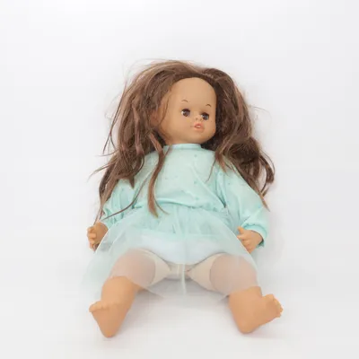 Doll (Green, Beige) from Skrållan