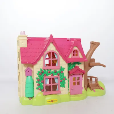 Poppenhuis (Roze, Groen) van Play 2 Learn