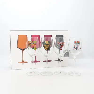 Wine glass (Rosé/vitvinsglas x 4) from Carolina Gynning