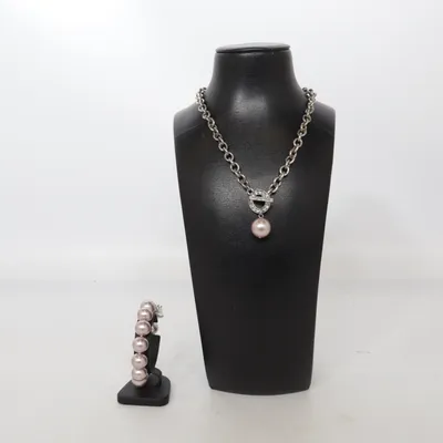 Parure de bijoux (Argent) de Pearls for Girls Métal inconnu