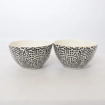 Skål (Vit, Svart) från Olsson & Jensen