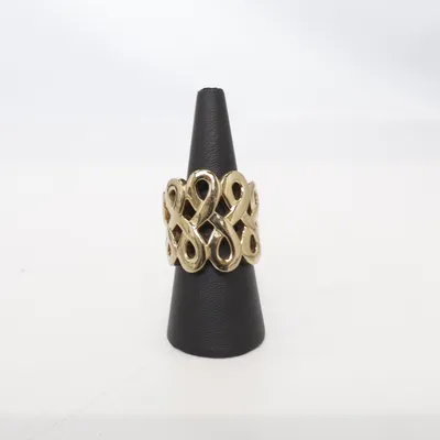 Ring (Guldfärgad) från Dyrberg/Kern Okänd metall
