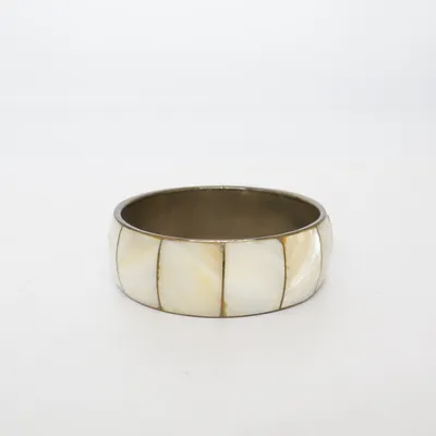 Armband (Vit, Guldfärgad) Okänd metall