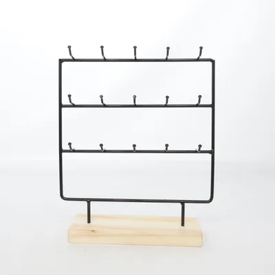 Support à bijoux (Noir, Beige)