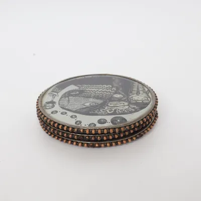 Coasters (Black, Brown) from Indigo