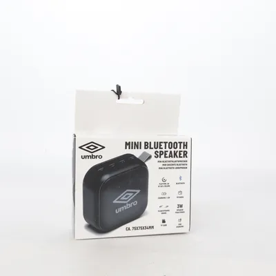Bluetooth speaker (Zwart) van Umbro