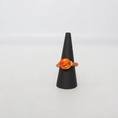 Ring (Orange, Guldfärgad) från Twins Okänd metall