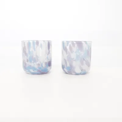 Dricksglas (Blå, Lila, Grå)