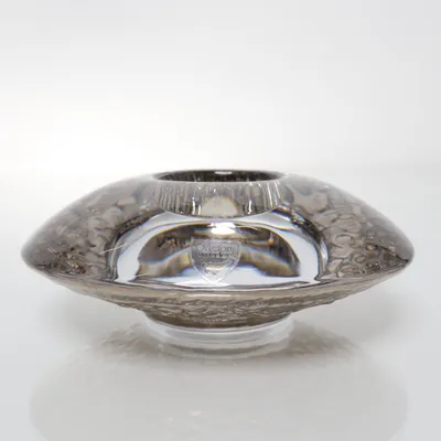 Ljuslykta (Guldfärgad, Transparent) från Orrefors Sweden