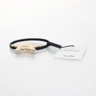 Hair tie (Gold, Black) from Sassy Classy