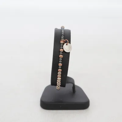 Bracelet (Noir, Marron, Argent) de Pearls for Girls Métal inconnu