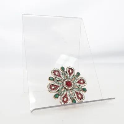Broche (Multicolore) Métal inconnu