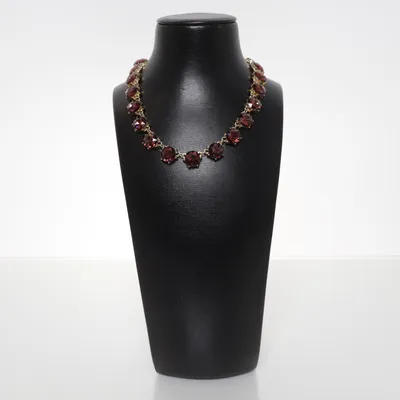 Halsband (Guldfärgad, Röd) från Glitter Okänd metall