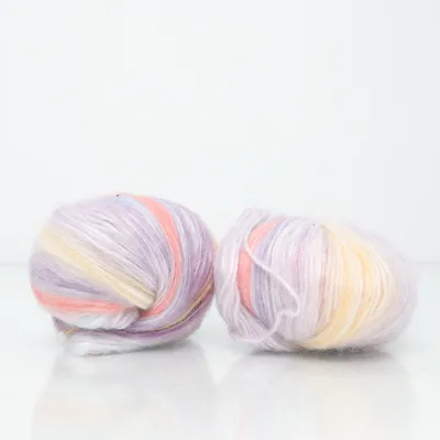 Garn (Lila, Flerfärgad)