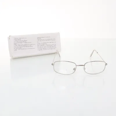 Glasögon (Silverfärgad, Transparent)
