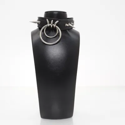 Choker (Zwart, Zilver) Onbekend materiaal