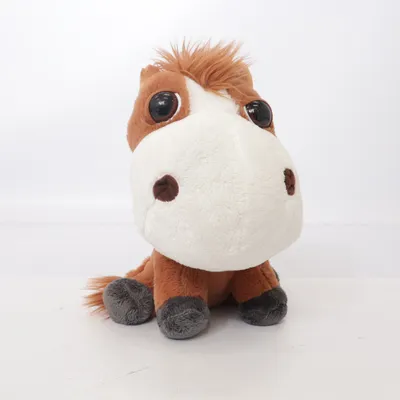 Soft toy (Brown, White, Gray) from Big Headz Polyester