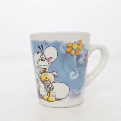 Mug (White, Multicolored) from Diddl