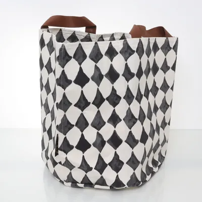 Tvättkorg (Vit, Svart) från Elodie Details