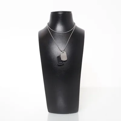 Halsband (Silverfärgad, Svart) från Skagen Rostfritt stål