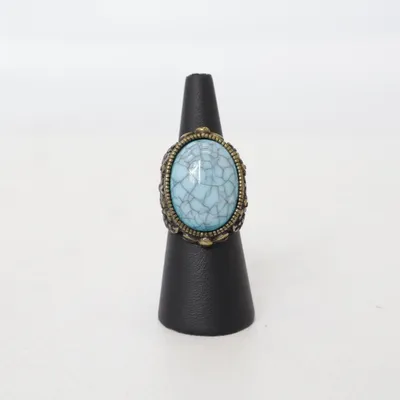 Bague (Bleu) Métal inconnu