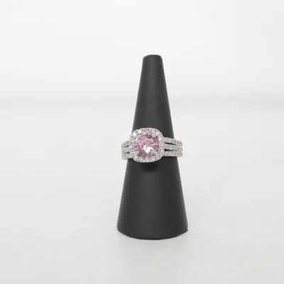 Ring (Sølv, Pink) fra Ring Ukendt metal