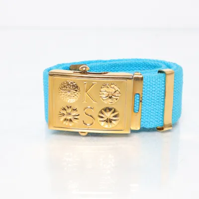 Belt (Blue, Gold) from KS.