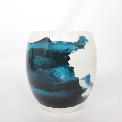 Kruka (Blå, Vit, Svart) från Stelton