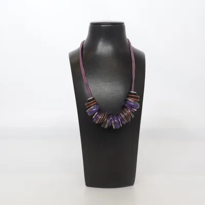 Halsband (Lila, Flerfärgad) från Flame Okänd metall