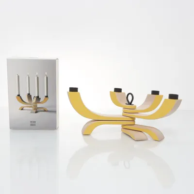 Adventsljusstake (Gul) från Design Stockholm House
