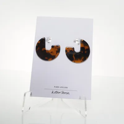 Earrings (Black, Brown) from & Other Stories Unknown metal