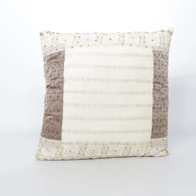 Cushion (White, Beige, Multicolored) from Indiska Cotton, Polyester, Viscose