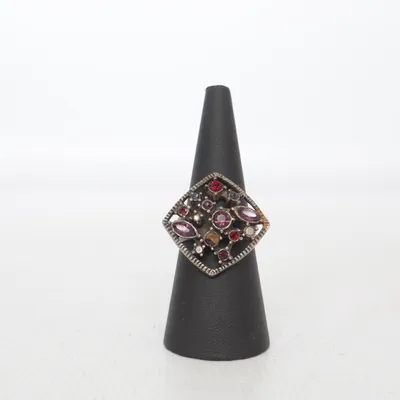 Ring (Zilver, Meerkleurig) Onbekend materiaal